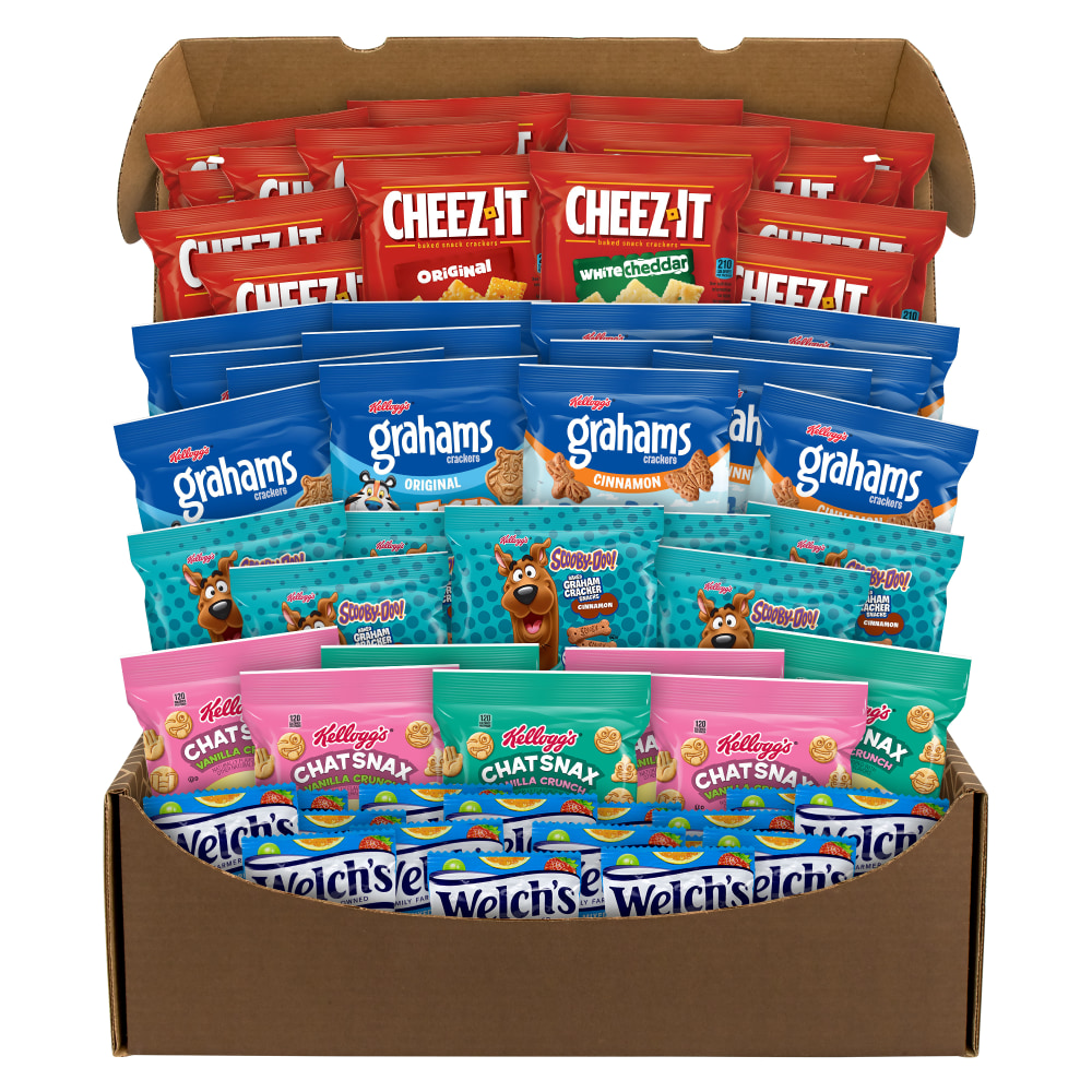 Snack Box Pros Schoolyard Snacktime Snack Box, Pack Of 60 Snacks MPN:810128791694