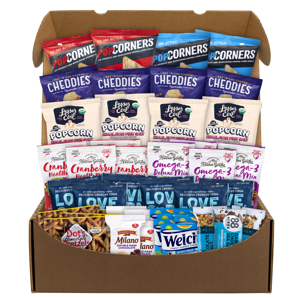 Snack Box Pros Salty & Sweet Snack Box, Pack Of 43 Snacks MPN:810128791700