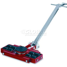 GKS Perfekt® 3-10209 Machinery Roller Dolly Swivel Plate Steer Handle 13200 Lb. Cap. 3-10209
