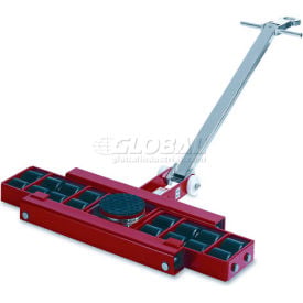 GKS Perfekt® 3-10313 Machinery Roller Dolly Swivel Plate Steer Handle 26400 Lb. Cap. 3-10313
