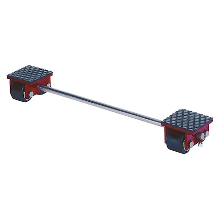 Machine Dolly, 6600 lb., Steel MPN:3-10206