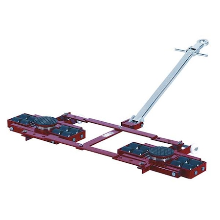 Tandem Machine Dolly, 26, 400 lb., Steel MPN:5-10230