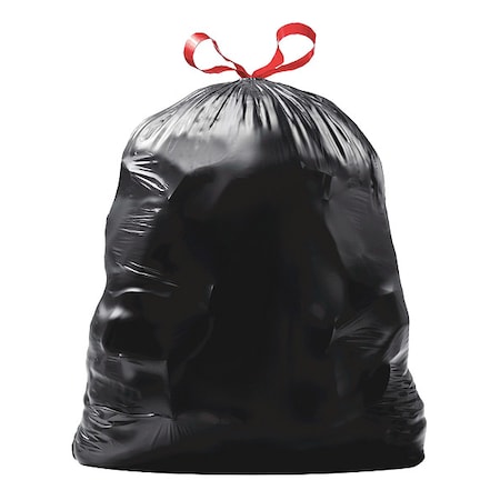 30 gal Trash Bags, 30 in x 33 in, Extra Heavy-Duty, 1.05 mil, Black MPN:78952