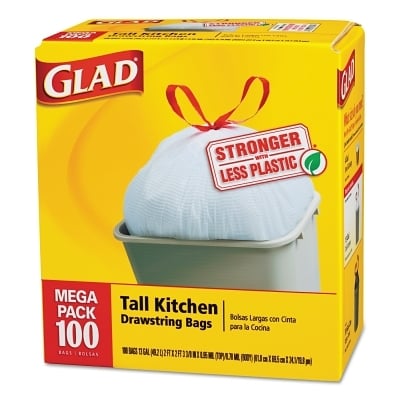 CLO78526CT Bag Tall Kitchen Trash Wh CT/400 MPN:CLO78526CT