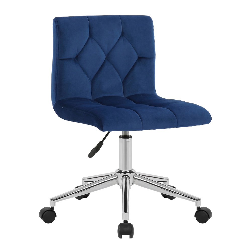 Glamour Home Amali Office Chair, Blue MPN:GHTSC-1464