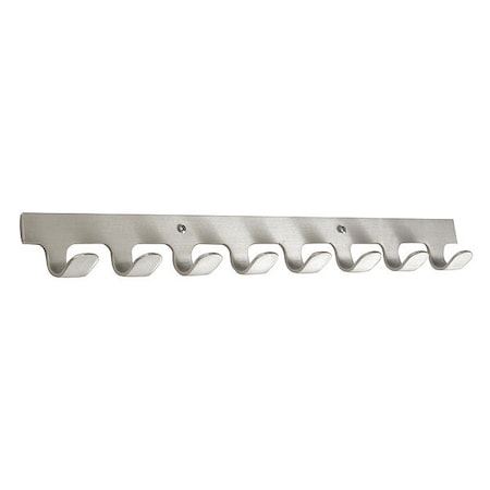 Coat Hook, 12 Hooks, 36 In W, Satin Alumin MPN:236SA