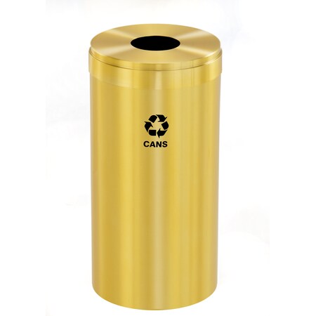 23 gal Recycling Bin, Satin Brass MPN:B-1542BE-BE-B4