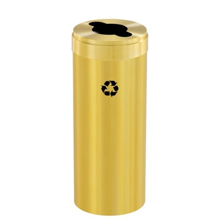12 gal Recycling Bin, Satin Brass MPN:M-1232BE-BE-M1