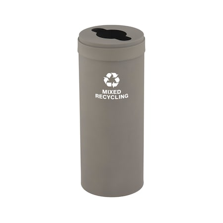 15 gal Recycling Bin, Nickel MPN:M-1242NK-NK-M3