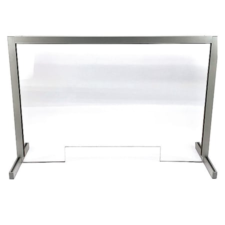 Acrylic shield barrier with pass thru MPN:108C DPS48
