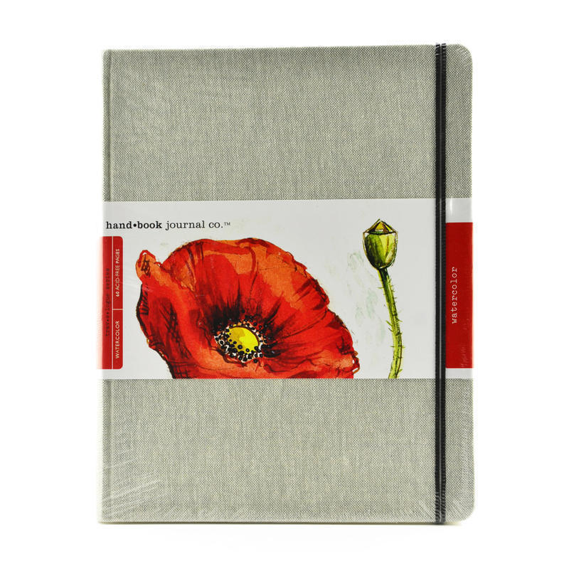 Speedball Hand Book Journal Co. Travelogue Watercolor Journal, 10 1/2in x 8 1/4in, 60 Pages (30 Sheets) MPN:769105