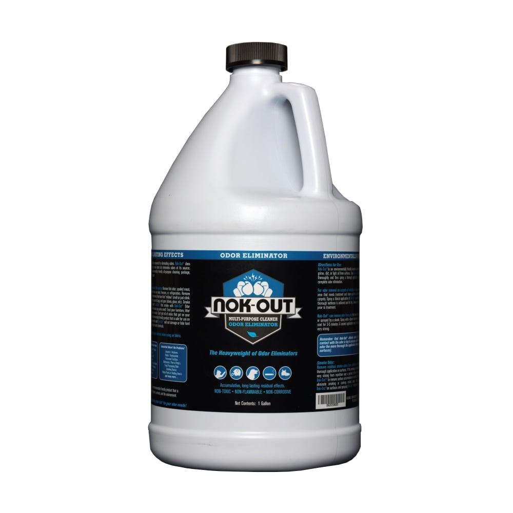 NOK OUT Odor Remover And Disinfectant, Pet Deodorizer And Cleaner, 1 Gallon MPN:NO-128-04