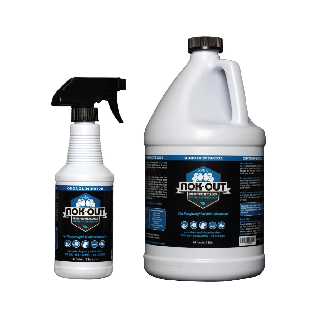 NOK OUT Pet Deodorizer And Cleaning Spray, 16 Oz and 1 Gallon MPN:NO16128-OD