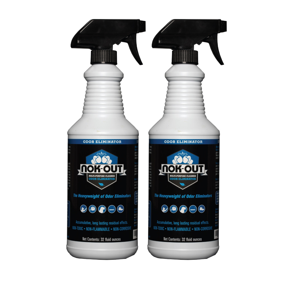 NOK OUT Pet Deodorizer And Cleaning Spray, 32 Oz, Pack Of 2 Bottles MPN:NO322PK-OD