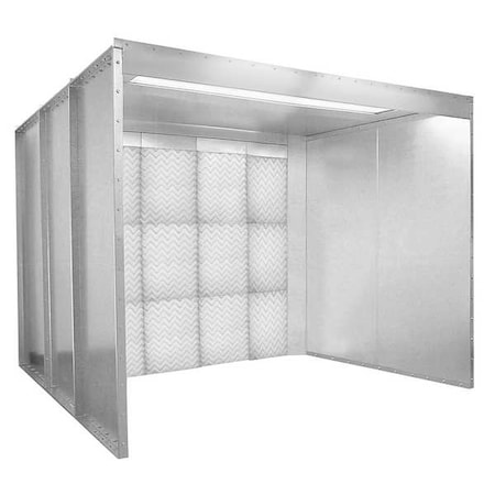 Paint Spray Booth, Open Face, w/ Ehxaust (GIFPG-060706) MPN:GIFPG-060706