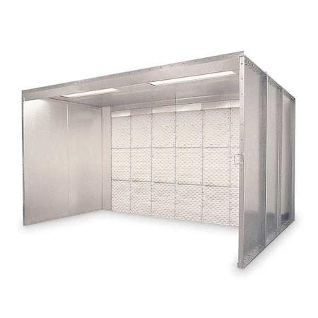 Paint Spray Booth, 6 ft × 8 ft × 8 ft Interior (GIFPG-08086) MPN:GIFPG-08086