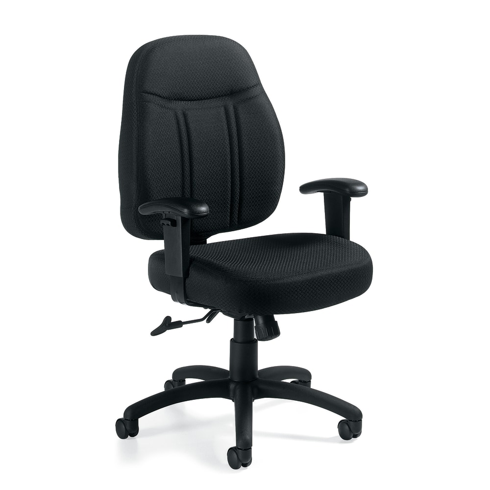Offices To Go Tilter Chair With Arms, 40inH x 25 1/2inW x 24inD, Black MPN:OTG11651-QL10