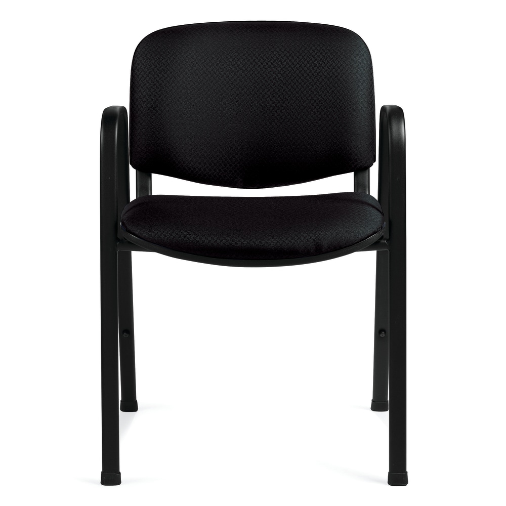 Offices To Go Stackable Chair, 30 1/2inH x 23inW x 21 1/2inD, Black, Pack Of 2 MPN:OTG11703-QL10