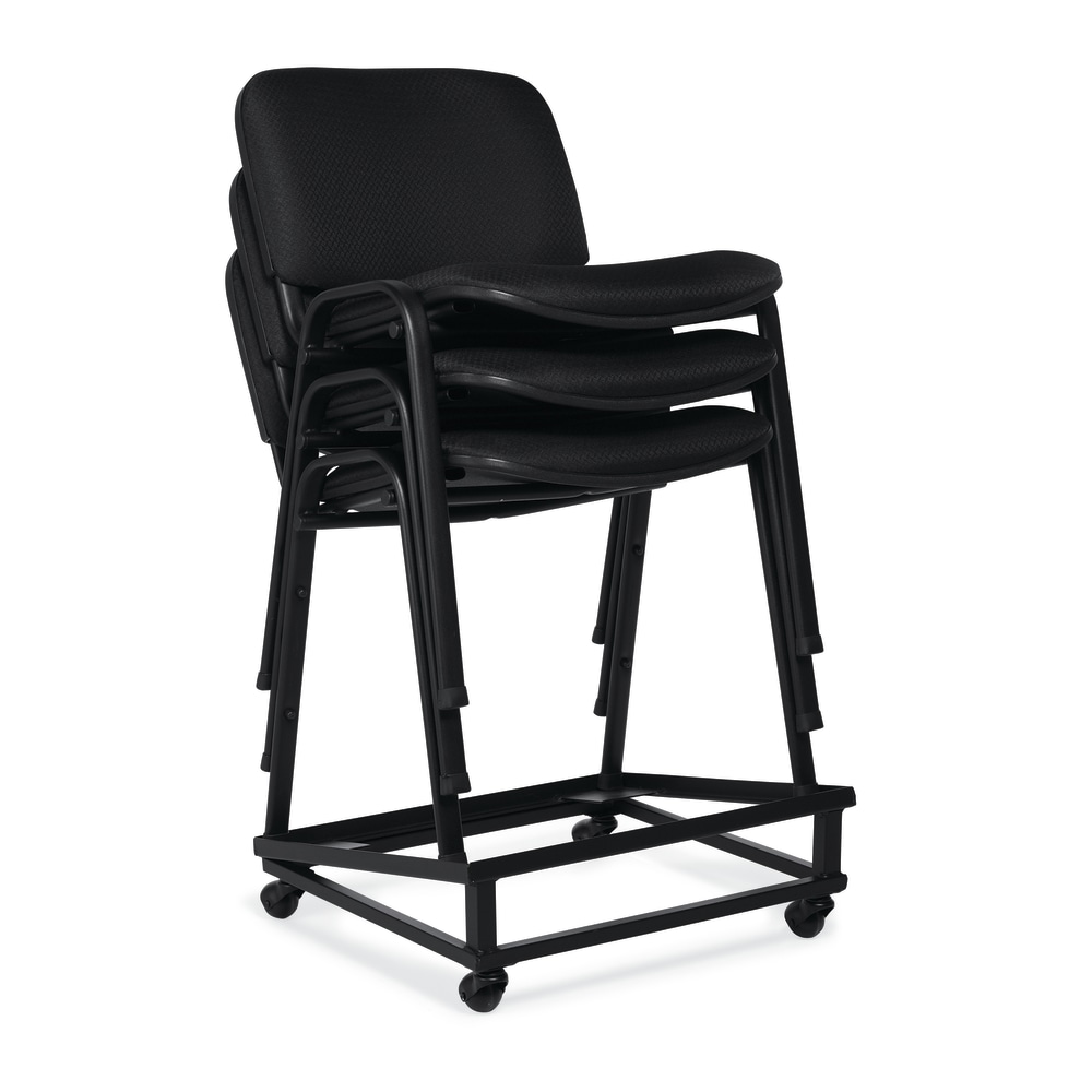Offices To Go Stackable Chair, Black, Pack Of 2 MPN:OTG11704-QL10