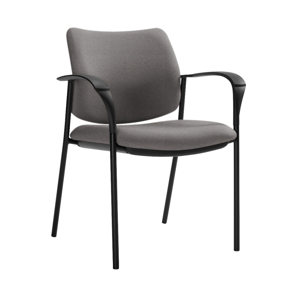 Global Sidero Armchair, 32inH x 25 1/2inW x 24inD, Slate/Black MPN:QS6900BK-JN03