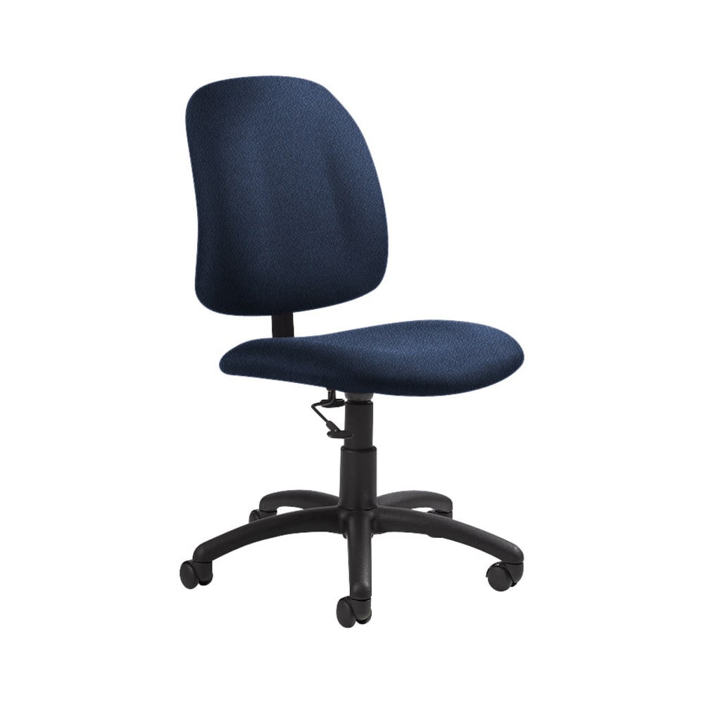 Global Goal Low-Back Task Chair, 39inH x 20 1/2inW x 24 1/2inD, Admiral/Black MPN:QS2239-6BK-JN08