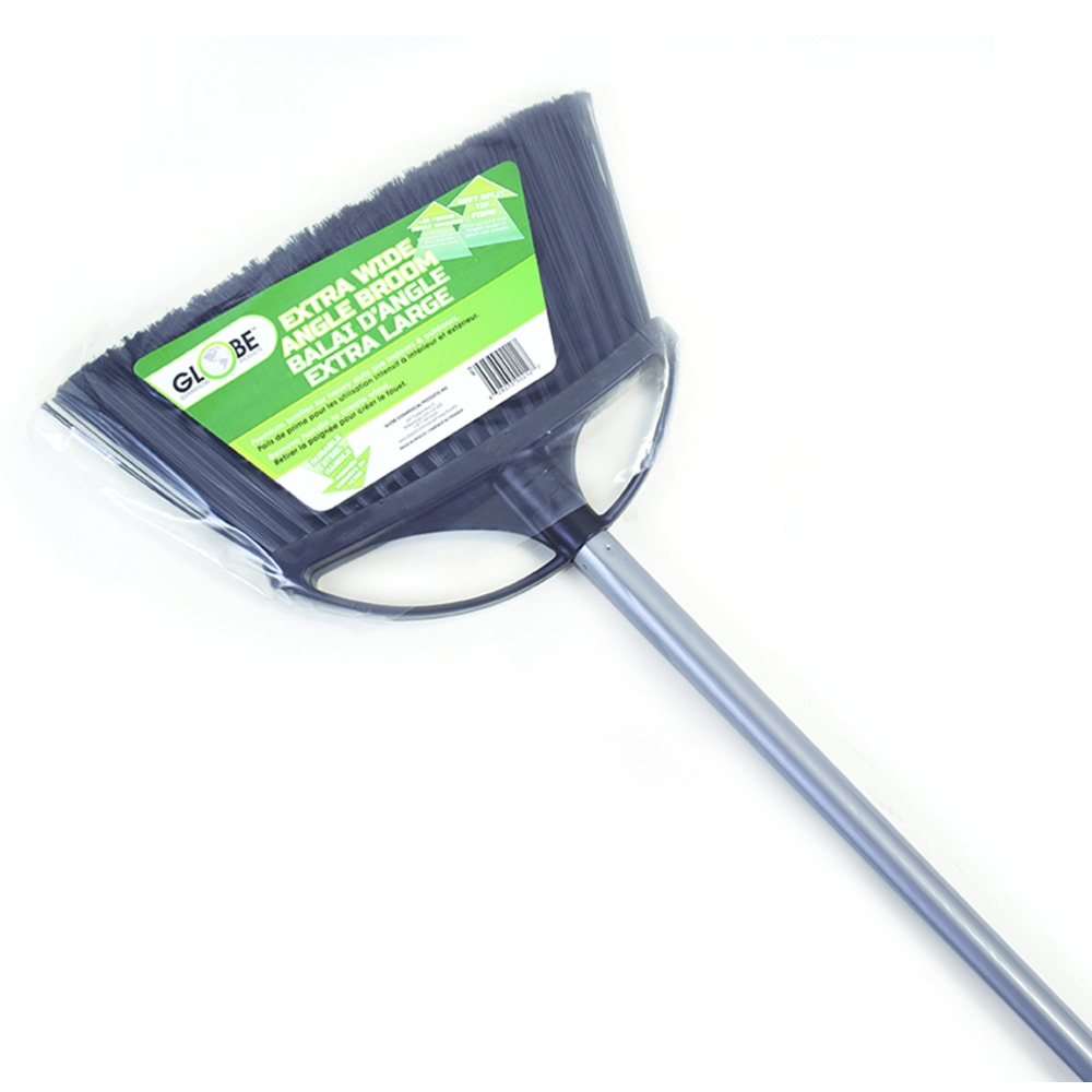 Globe Commercial Products Angle Broom, 48in x 13in, Black MPN:4012EA