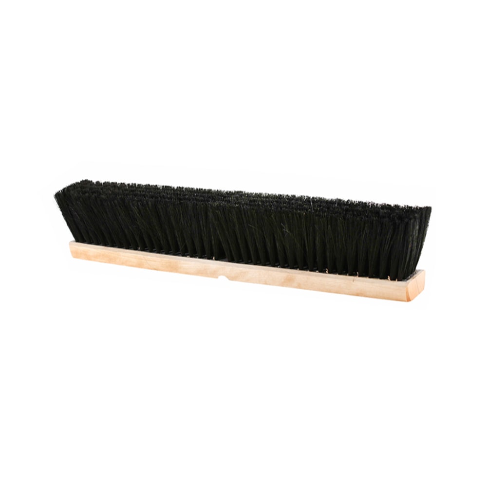 Globe Commercial Products Tampico Push Broom Head, 18in x 3-3/4in, Black MPN:4550EA