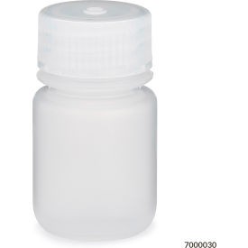 Bottle Wide Mouth Polypropylene Attached Polypropylene Screw Cap 30mL 12/Pack 7000030