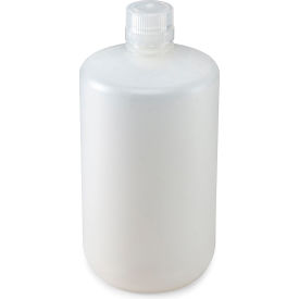 Bottle Narrow Mouth Polypropylene Bottle Attached Polypropylene Screw Cap 2 Liters (0.5 Gallons) 7052000