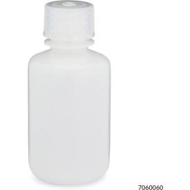 Bottle Narrow Mouth HDPE Attached Polypropylene Screw Cap 60mL 12/Pack 7060060