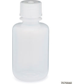 Bottle Narrow Mouth LDPE Attached Polypropylene Screw Cap 60mL 12/Pack 7070060