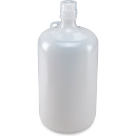 Bottle Narrow Mouth LDPE Bottle Attached Polypropylene Screw Cap 4 Liters (1 Gallon) 7074000