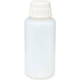 Globe Scientific™ Heavy Duty Vacuum Bottle PP 53mm Screw Cap 1L Capacity. White Pack of 2 7081000