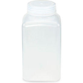 Globe Scientific™ Diamond® Real Seal™ PP Bottle with Screw Cap 1000mL Cap. 6/Pack 7161000