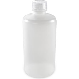 Globe Scientific™ Diamond® Essentials™ Bottle w/Screw Cap 500mL Cap. White125/Case 7560500BKS