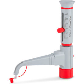 Globe Scientific™ Diamond® SureFlow™ Bottle Dispenser Standard 0.25mL - 2.5mL Cap. GBTD-2.5