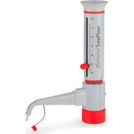 Globe Scientific™ Diamond® SureFlow™ Bottle Top Dispenser Standard 2.5 - 30.0mL Cap. GBTD-30