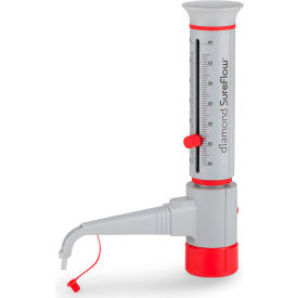 Globe Scientific™ Diamond® SureFlow™ Bottle Top Dispenser Standard 5.0 - 60.0mL Cap. GBTD-60