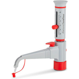 Globe Scientific™ Diamond® SureFlow™ Bottle Dispenser w/Recirculation 1 - 10mL Cap. GBTD-R-10