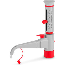 Globe Scientific™ Diamond® SureFlow™ Bottle Dispenser w/Recirculation 0.25-2.5mL Cap GBTD-R-2.5