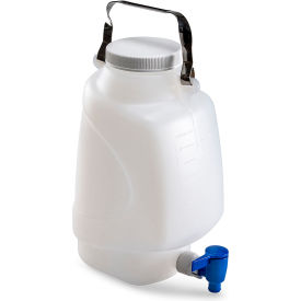 Carboy Rectangular With Spigot Polypropylene 5 Liter Autoclavable 7300005