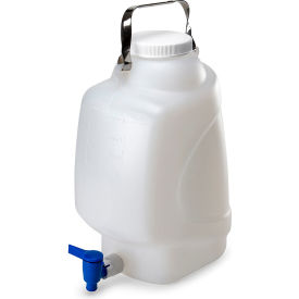 Carboy Rectangular With Spigot Polypropylene 10 Liter Autoclavable 7300010