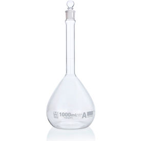 Flask Volumetric Globe Glass Class A To Contain (TC) ASTM E288 1000mL 8201000