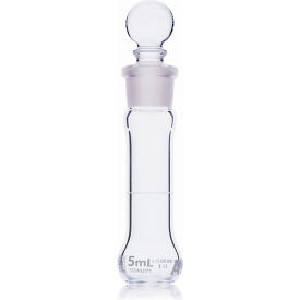 Flask Volumetric Wide Mouth Globe Glass Class A To Contain (TC) ASTM E288 5mL 6/Box 8230005