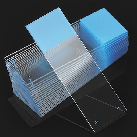 Microscope Slide, Blue, 25x75mm, PK72 MPN:1358B