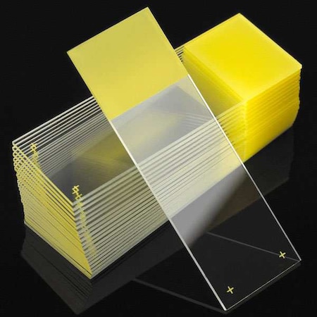 Microscope Slide, Yellow, 25x75mm, PK72 MPN:1358Y