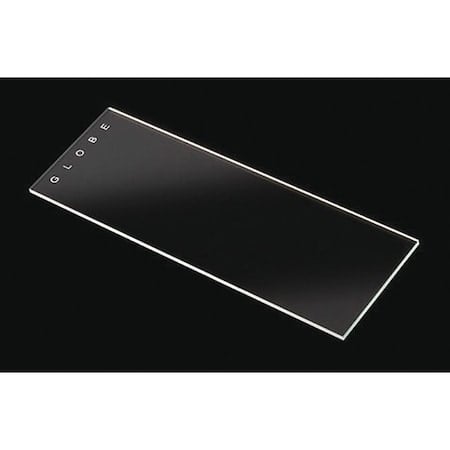 Slide, White Glass, Plain, PK1440 MPN:1380-10
