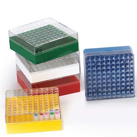 Cryogenic Vial Storage Box, White, PK5 MPN:3050W