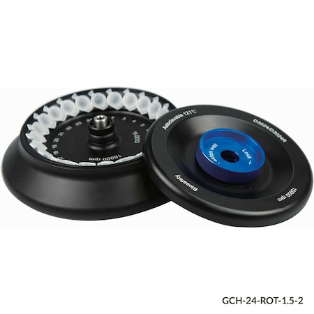 Rotor, Fixed Type, 24 x 1.5mL, 24 x 2mL MPN:GCH-24-ROT-1.5-2