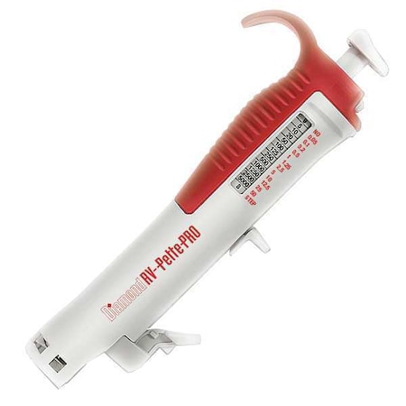 Pipettor, White/Red, Plastic, 5000uL MPN:3917